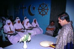Sarvodaya interfaith dialogue among buddhists, muslims, hindus and christians