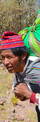Carrying a heavy load (Peru)