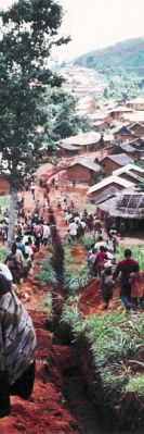 International assistance for a village water supply in Cameroon